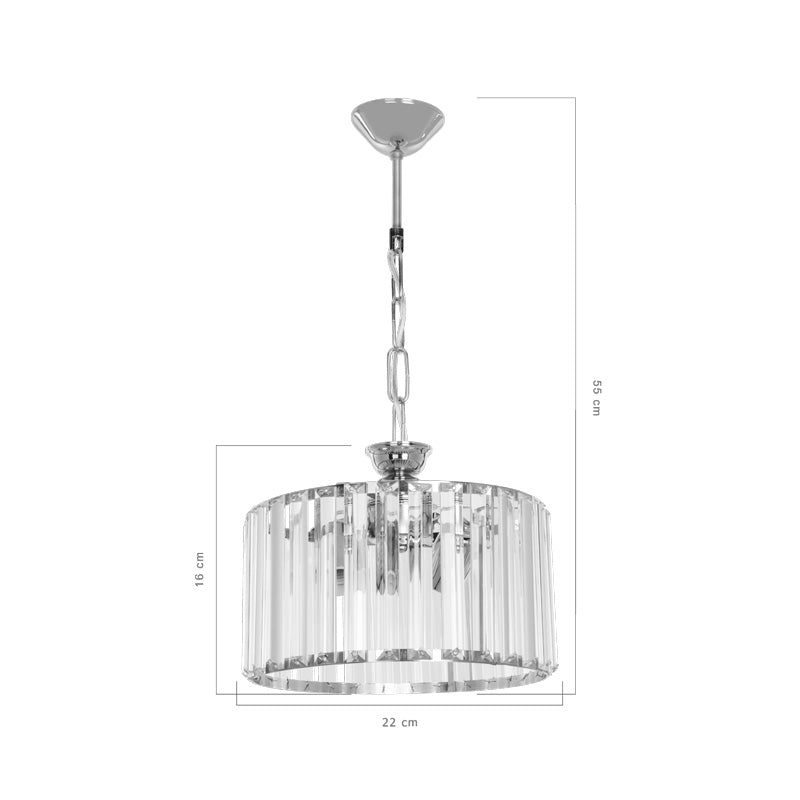 Lampa Lavina I, Auriu, 27x27x21 cm, perspectiva suplimentara