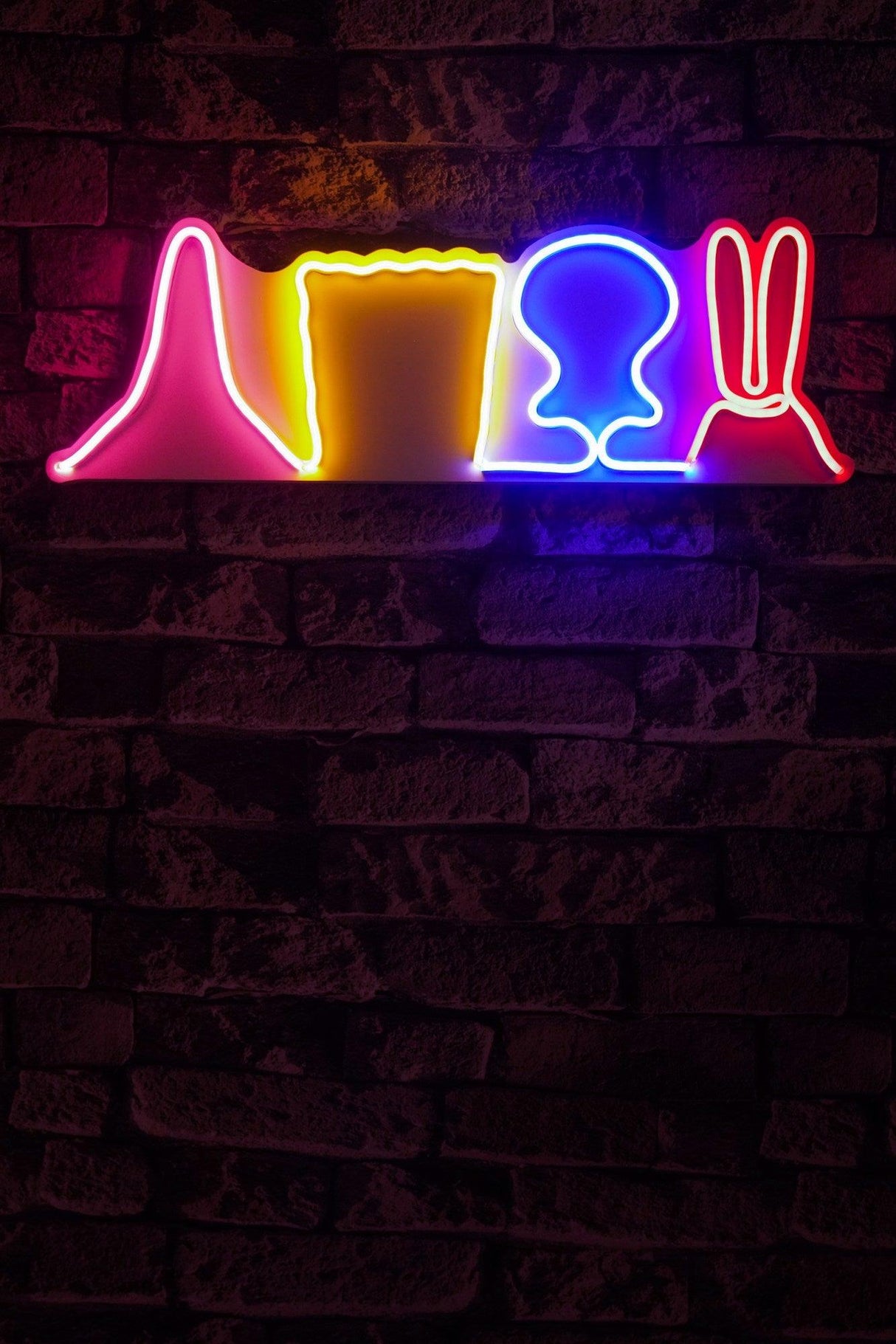 Lampa Neon Sponge Team, Multicolor