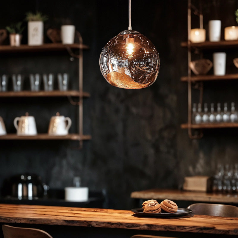 Lampa Umuco, Cupru, 38x38x60 cm, imagine suplimentara