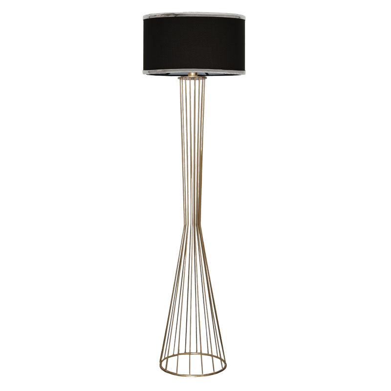 Lampadar Firdo, Negru, 38x155 cm