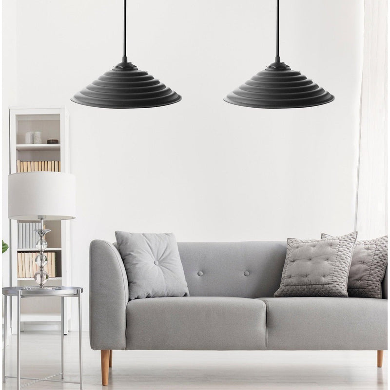 Lustra 204 Chandelier, Negru