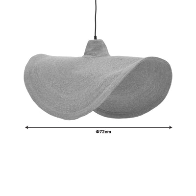 Lustra Acfen Boho, Natural, 72x72x6 cm, perspectiva suplimentara