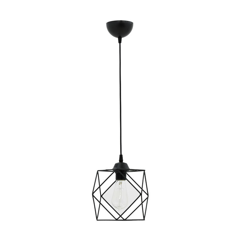 Lustra Alama negru 20x20x74 cm