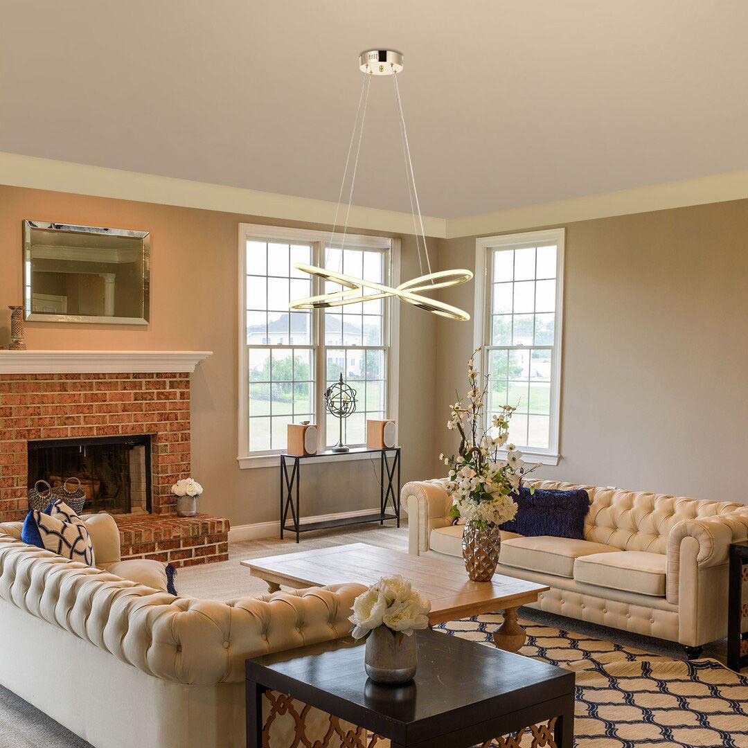 Lustra Arkis Chandelier, Galben