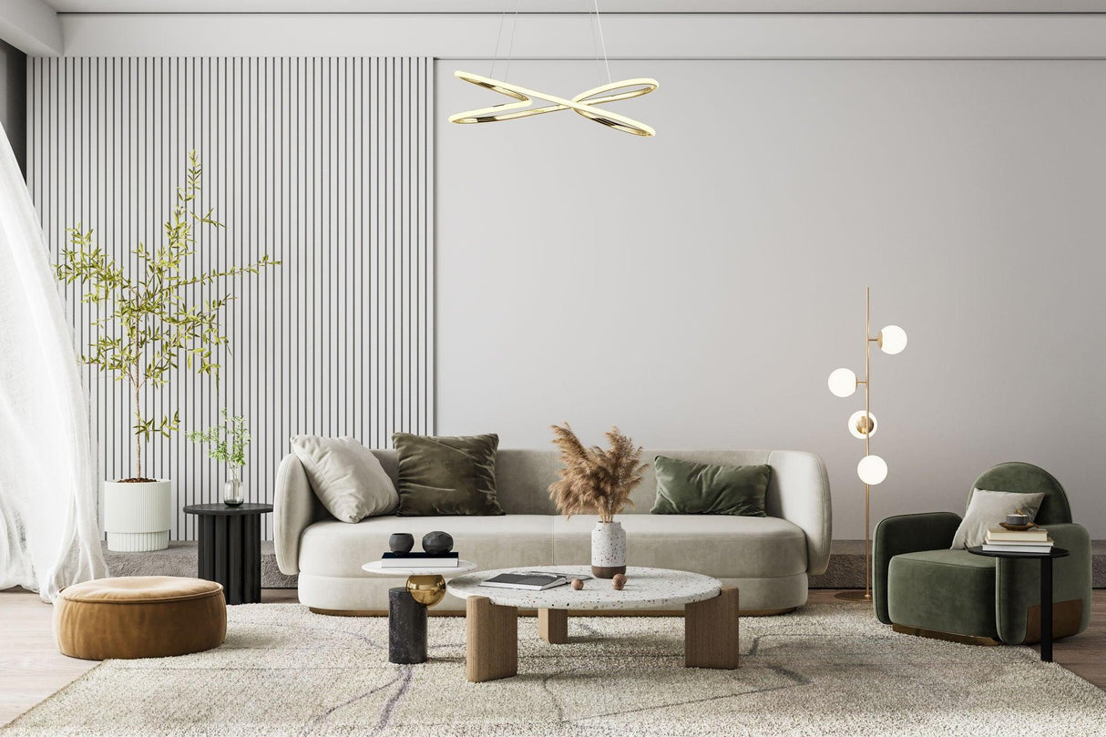 Lustra Arkis Chandelier, Galben