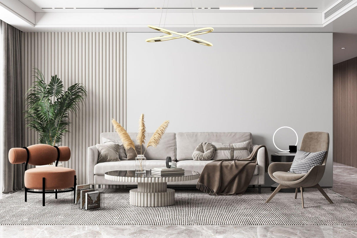 Lustra Arkis Chandelier, Galben