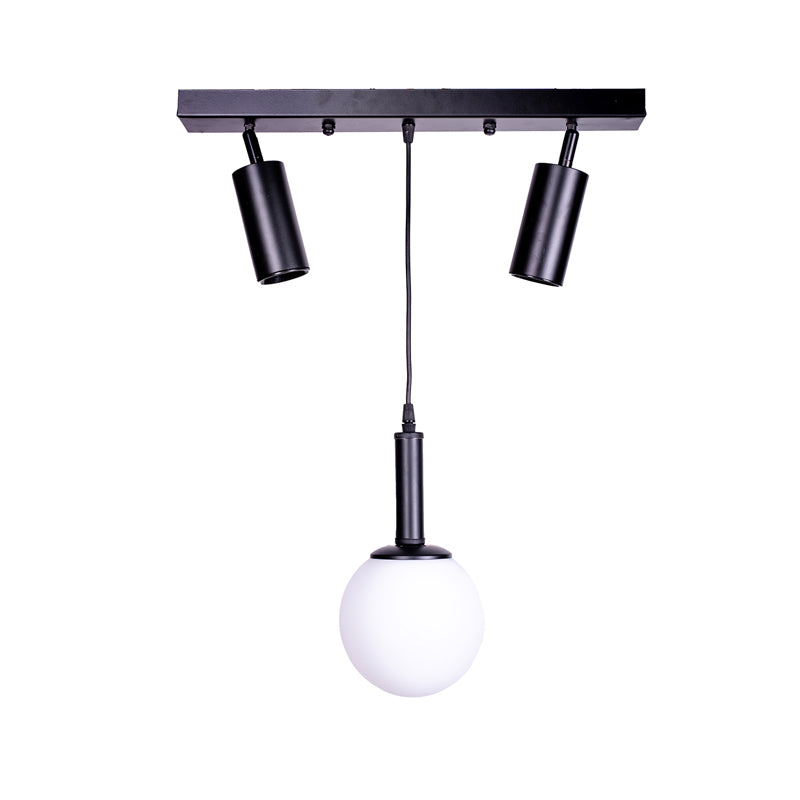 Lustra Barten metal negru 45x30x45 cm