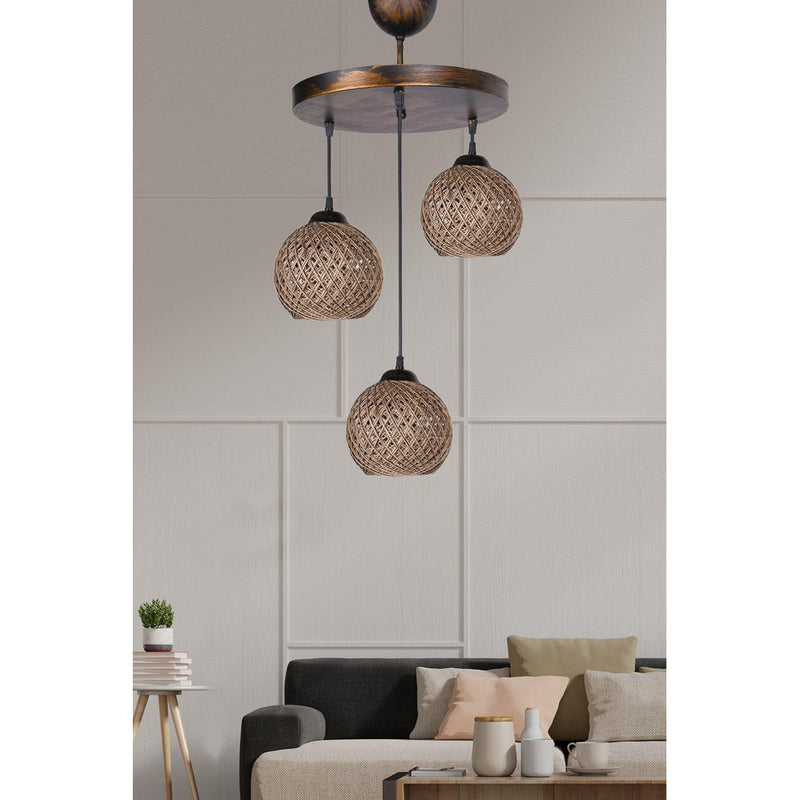 Lustra Crayon Chandelier, Bej