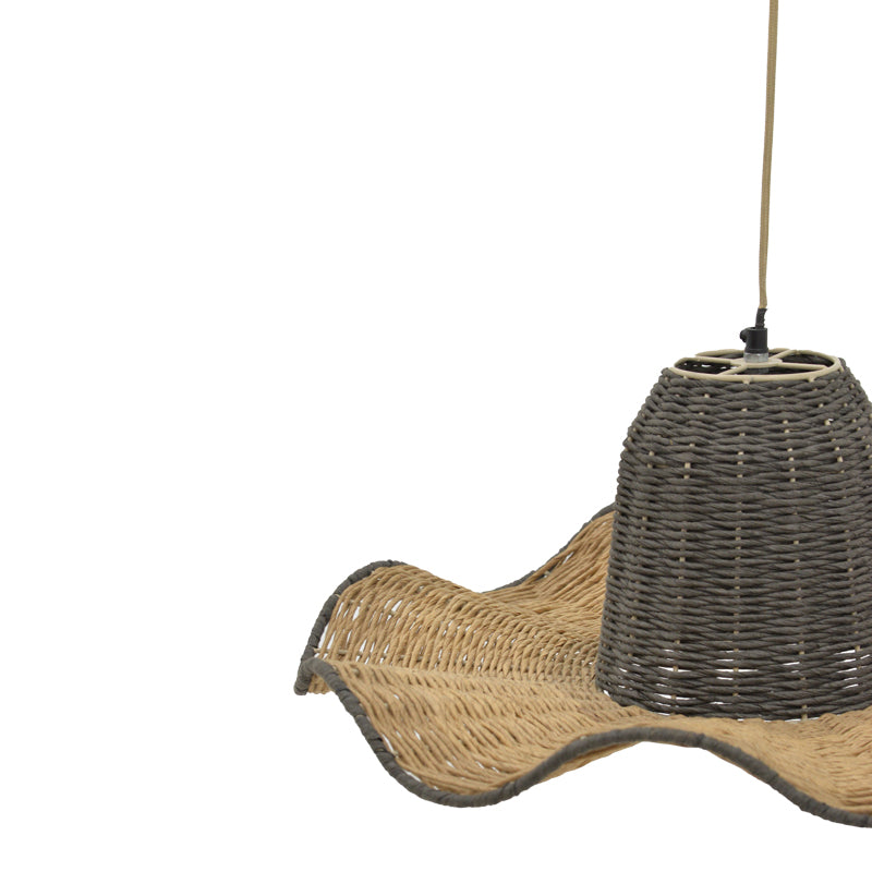 Lustra Darla, Natural, 57x57x110 cm, detaliu produs