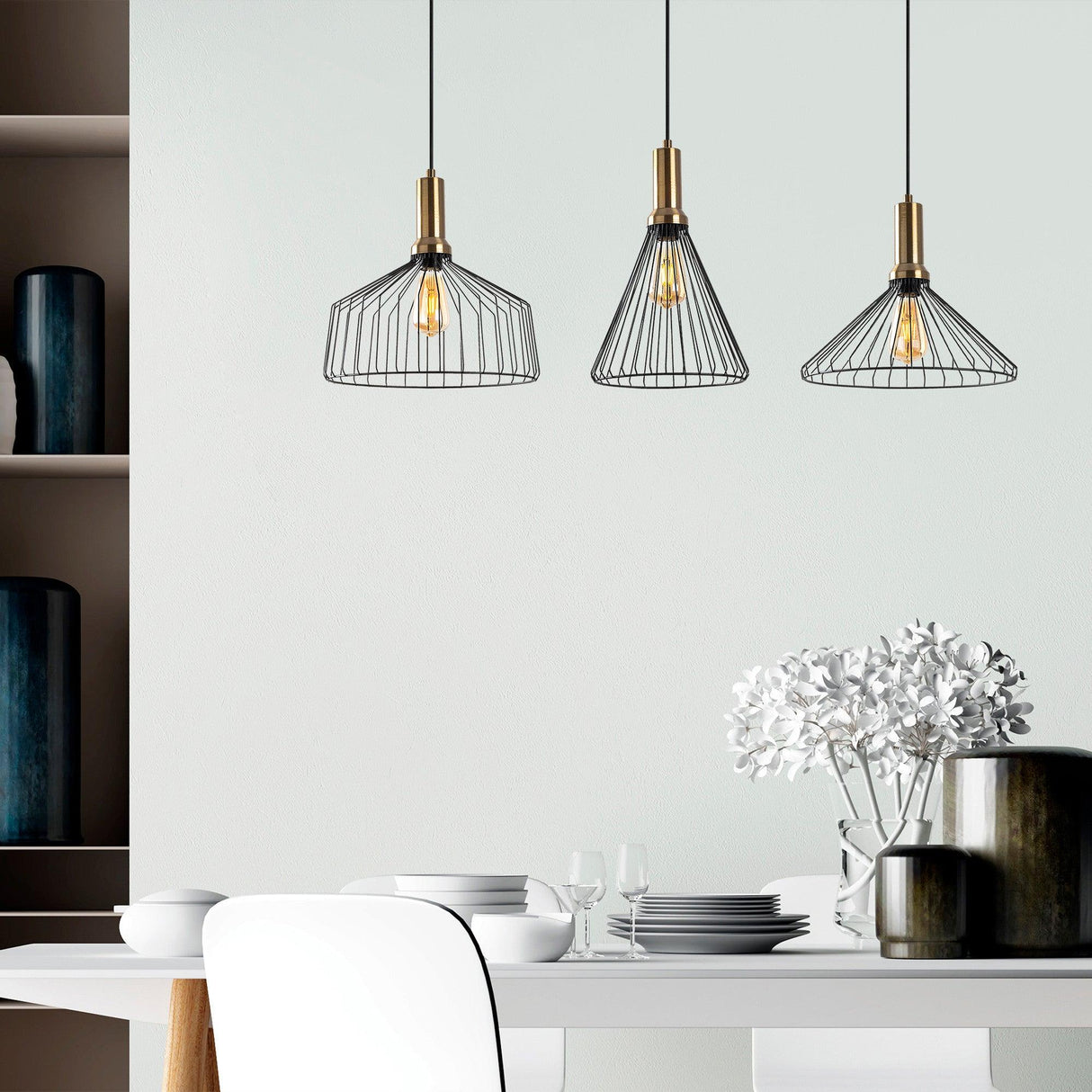 Lustra Dear Chandelier, Negru