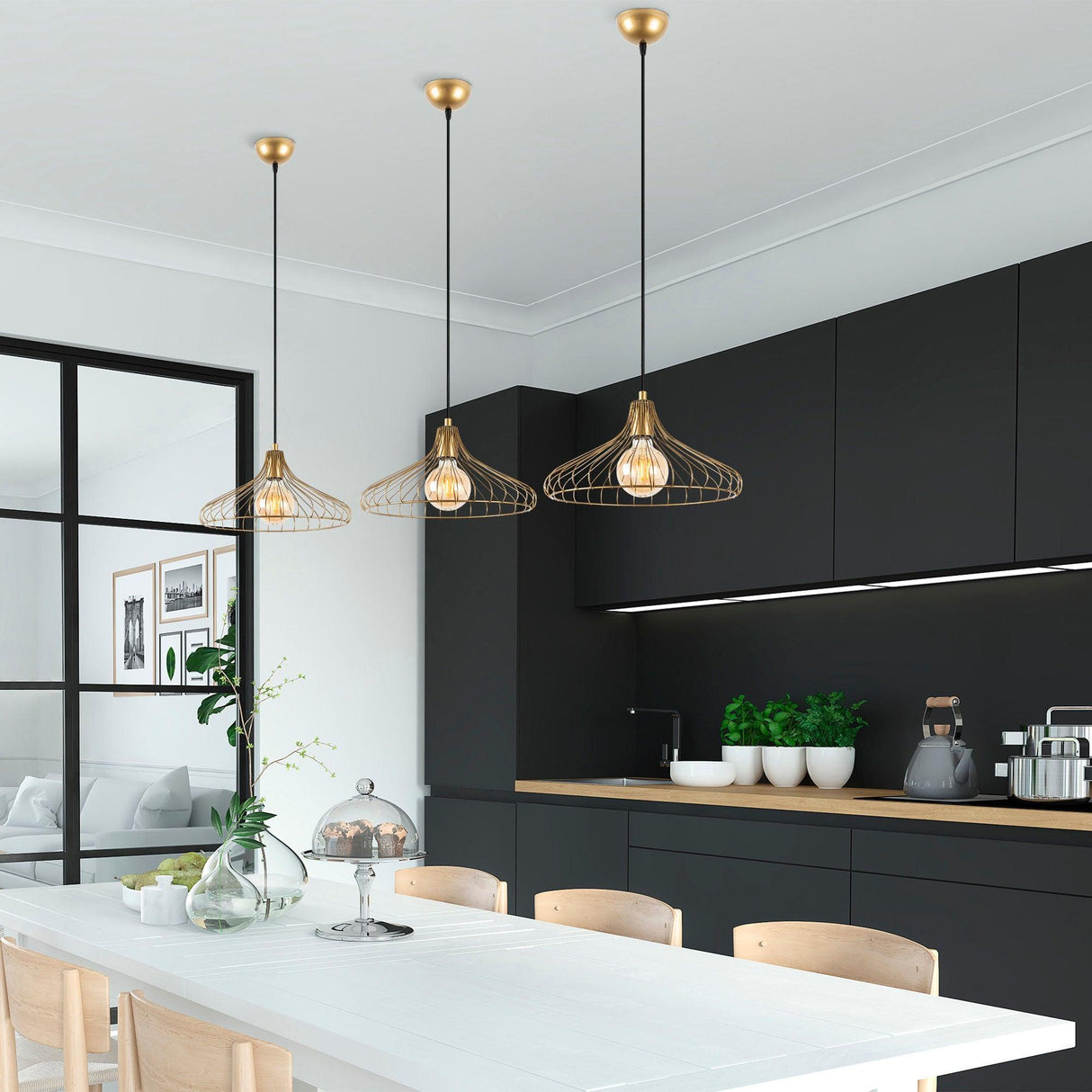 Lustra DEPAY Chandelier, Auriu