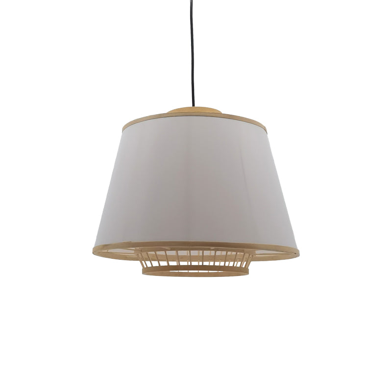 Lustra din bambus Certy Boho Natural 50x50x33 cm