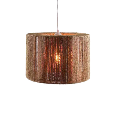 Lustra din sfoara Sento Boho, Natural, 40x40x20 cm, imagine suplimentara