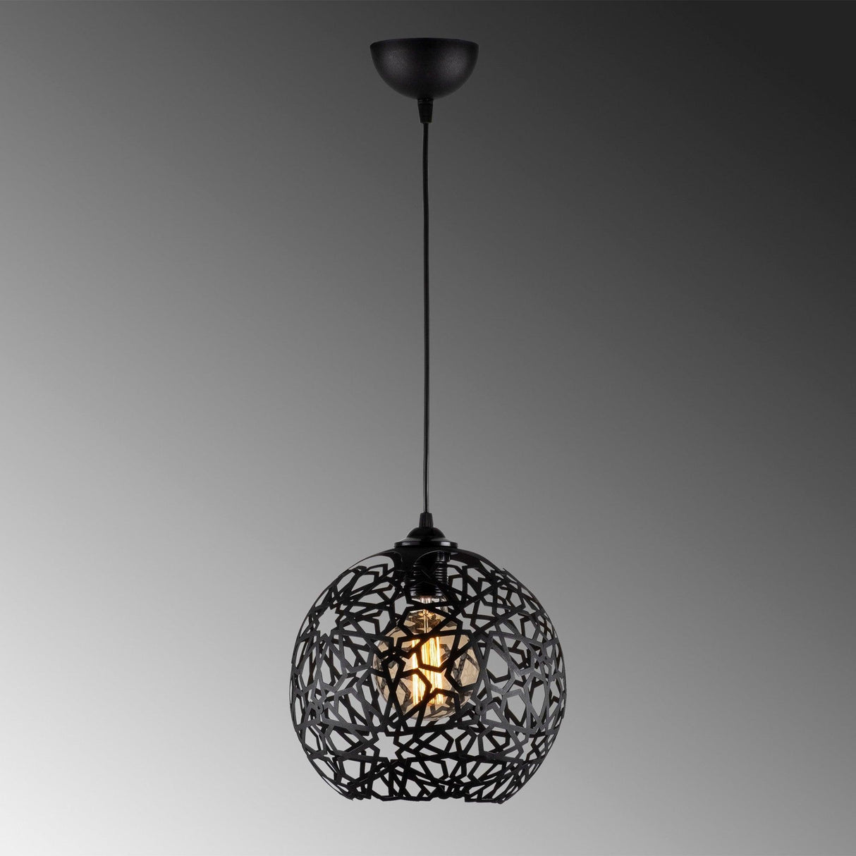 Lustra Dumrul Chandelier, Negru