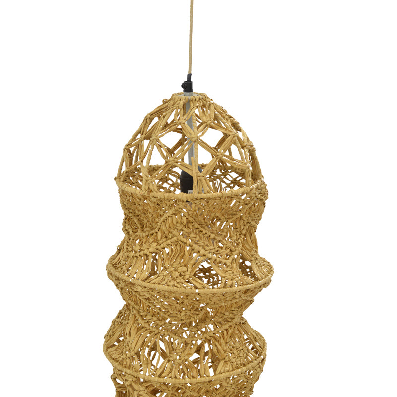 Lustra Frola, Natural, 25x25x115 cm, perspectiva suplimentara