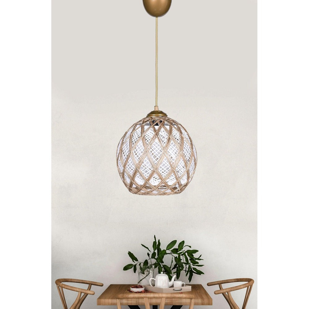 Lustra HM024 Chandelier, Alb, 22x22x54 cm