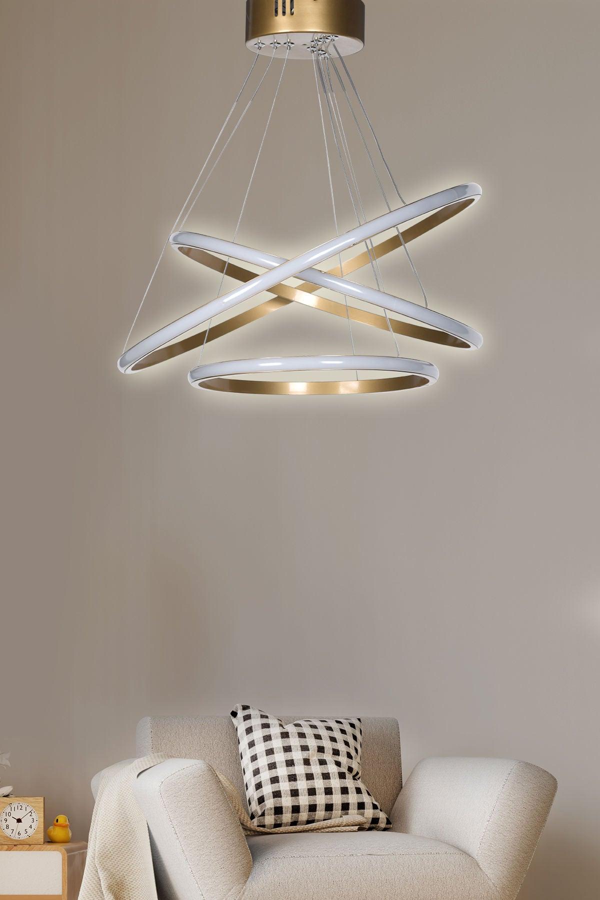Lustra HM233 Chandelier, Auriu