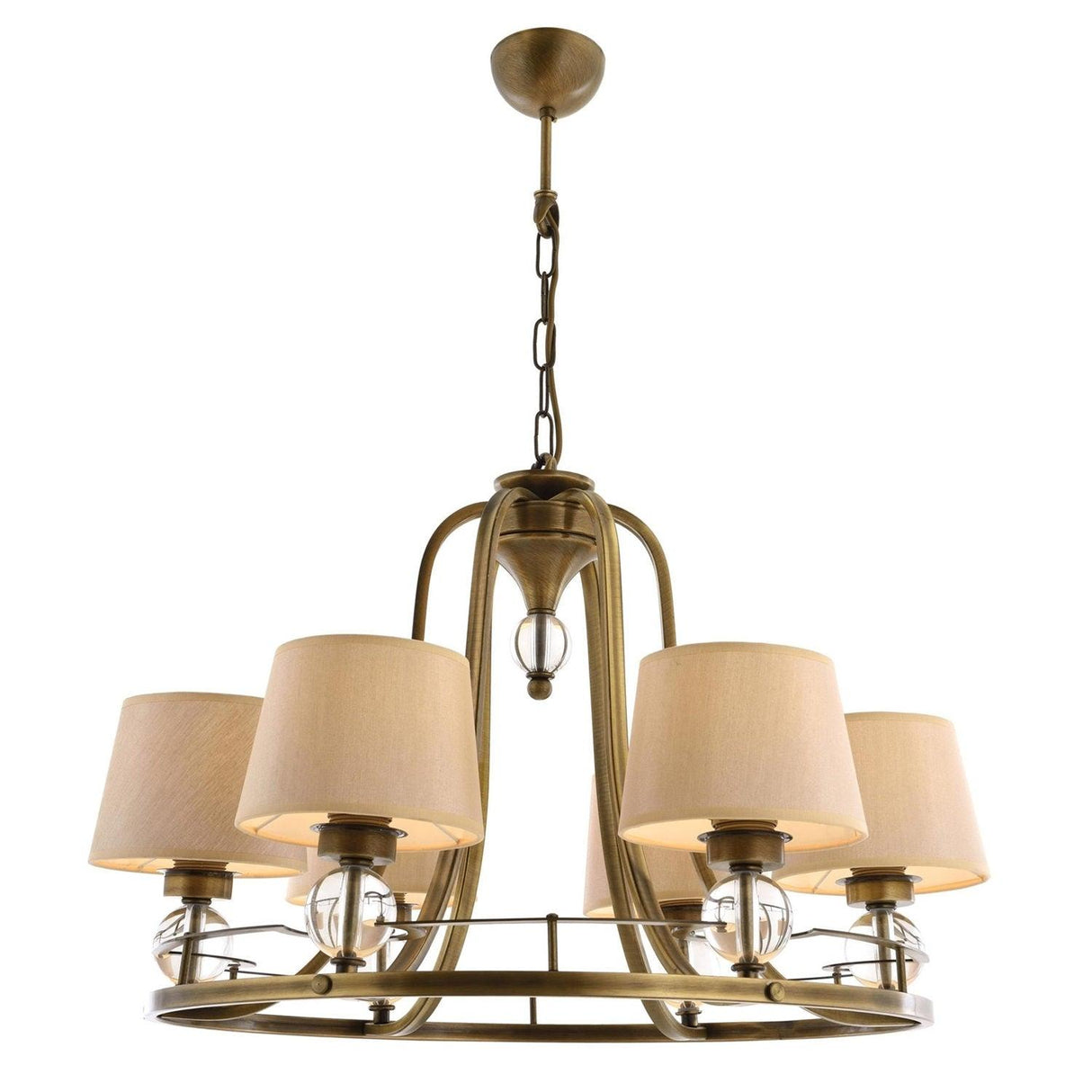 Lustra Hunt Chandelier 1597-2, Vintage