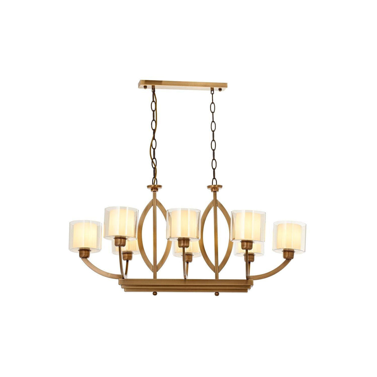 Lustra Hunt Chandelier 1876-8-2, Crem
