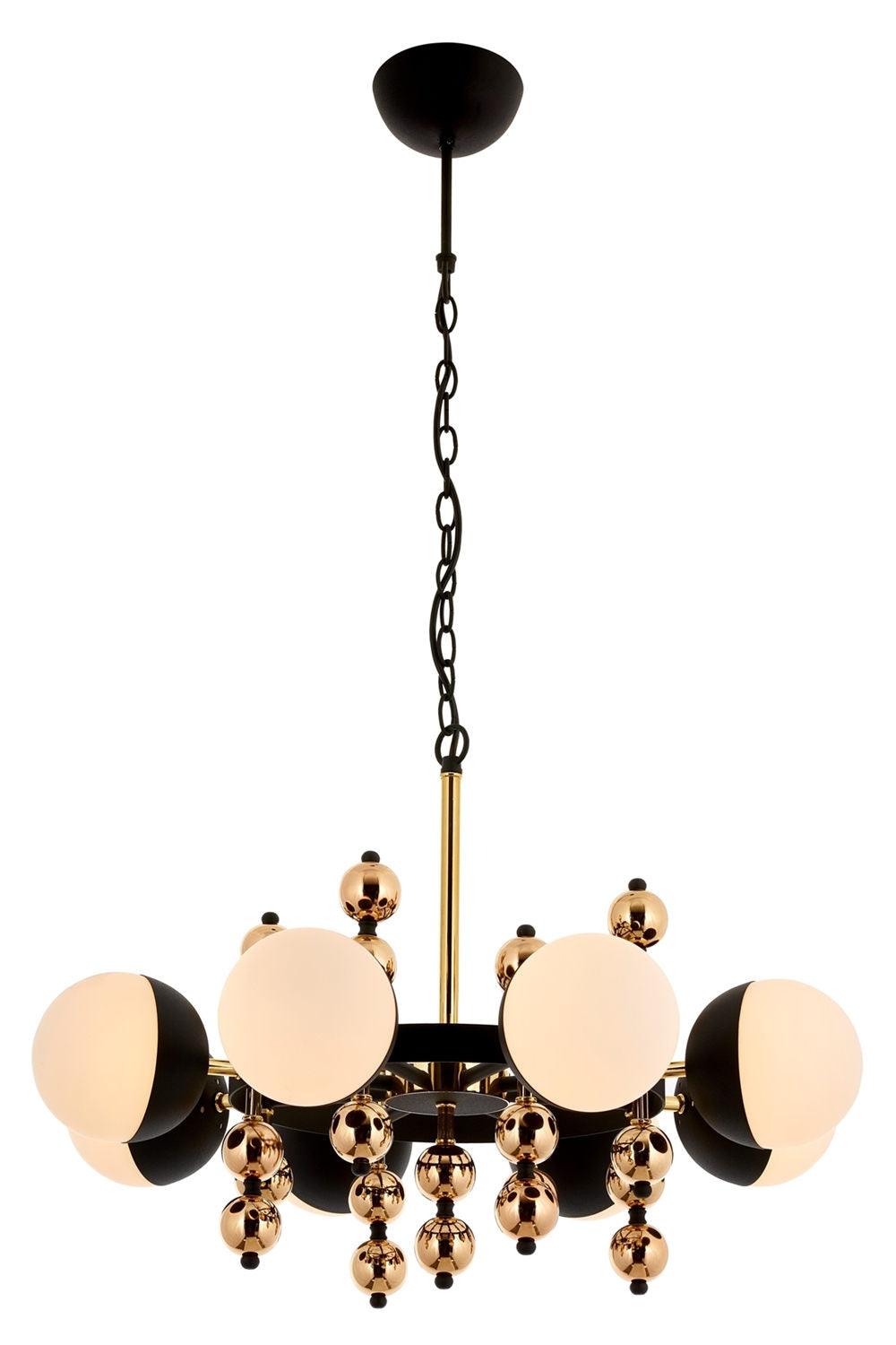 Lustra Hunt Chandelier 4322-8, Negru