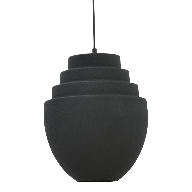 Lustra Kelsy metal, negru, 30x30x122 cm