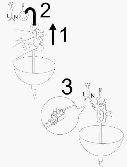 Lustra Kem Chandelier, Auriu