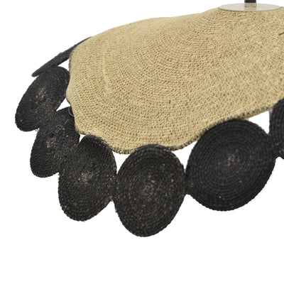 Lustra Kono, Natural-negru, 70x70x100 cm, detaliu produs