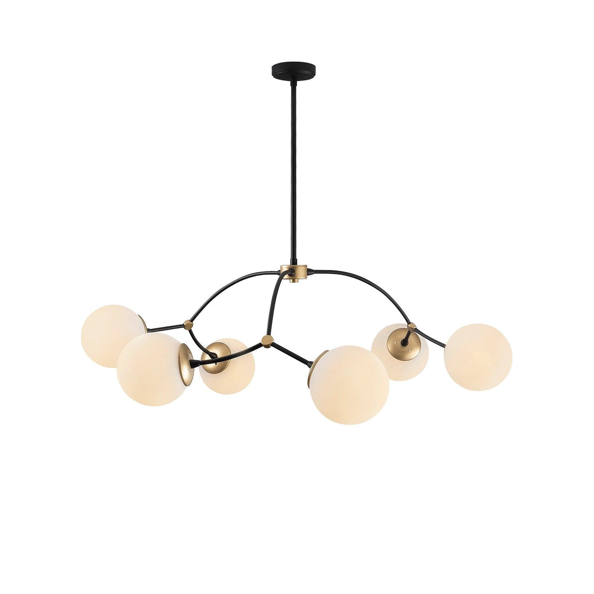 Lustra Kromozom Chandelier, Alb