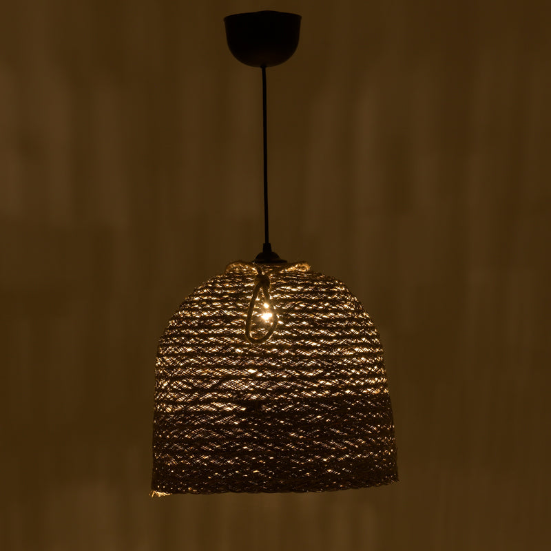 Lustra Lamper din rachita, Natural, D34x87 cm