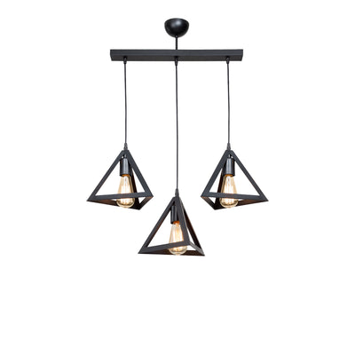 Lustra Lich Negru 60x24x75 cm