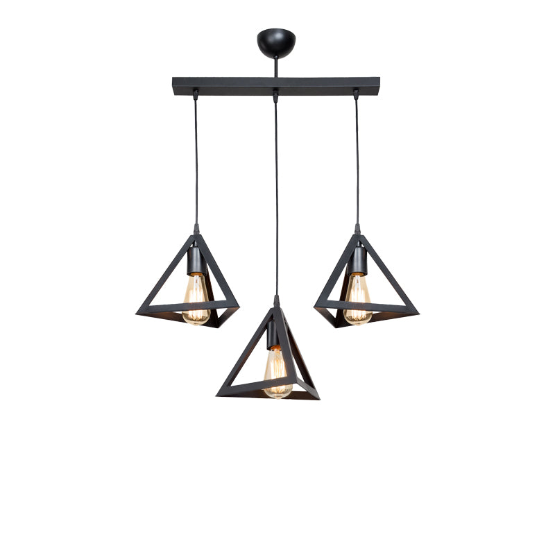 Lustra Lich Negru 60x24x75 cm