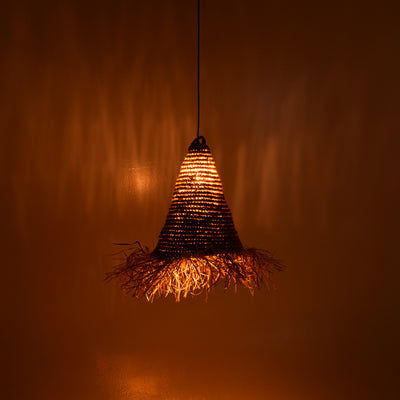 Lustra Malan Boho, Natural, 30x30x40 cm, imagine suplimentara