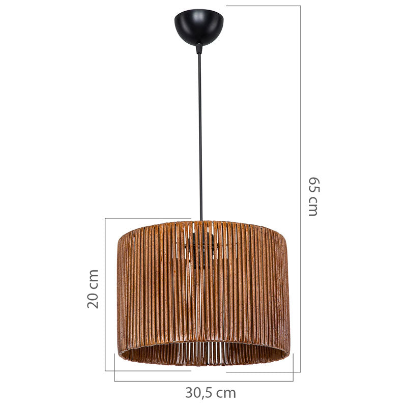 Lustra PWL-1117, maro, 30x75 cm