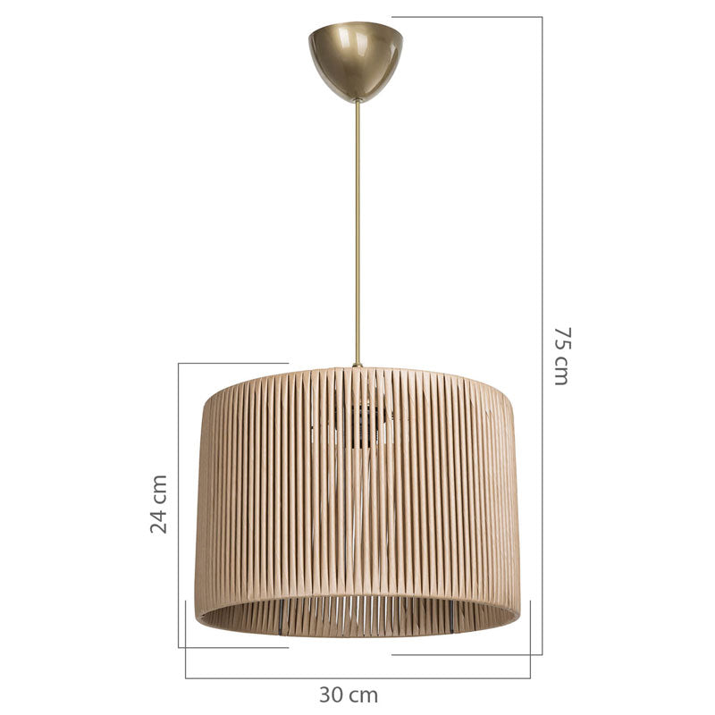 Lustra PWL-1118, Natural, 30x75 cm