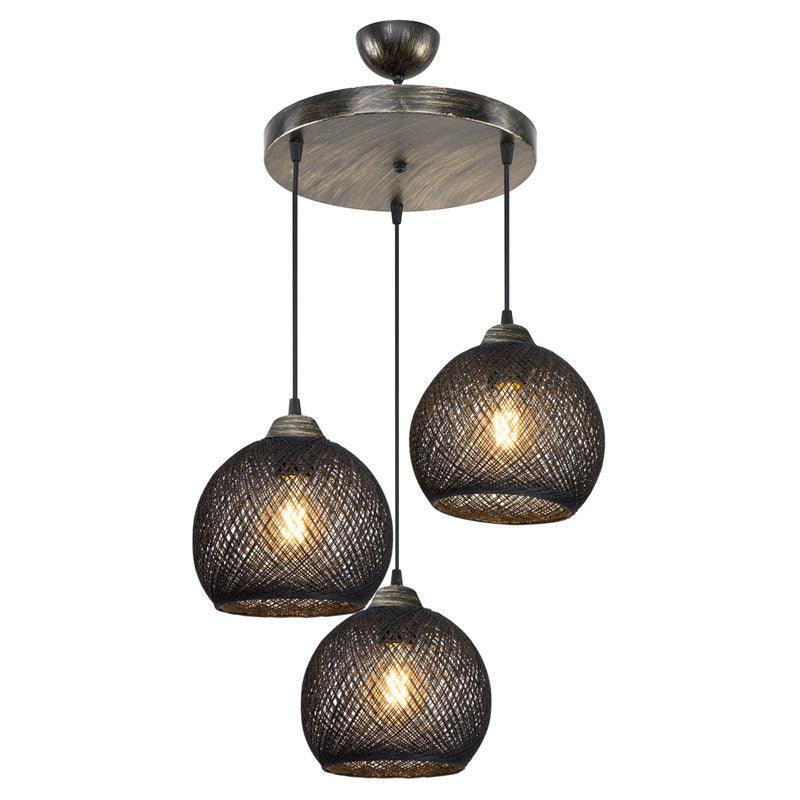 Lustra PWL-1121 Ε27 D40x80cm - Cupru