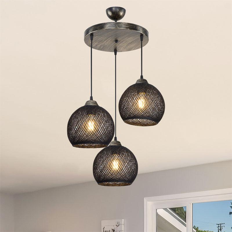 Lustra PWL-1121 Ε27 D40x80cm - Cupru