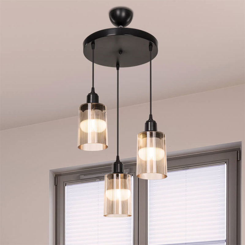 Lustra PWL-1195, Negru, 30x30x80 cm