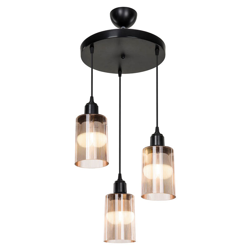 Lustra PWL-1195, Negru, 30x30x80 cm, imagine suplimentara