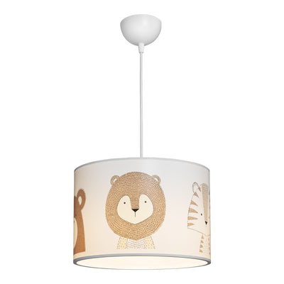 Lustra Safari, PVC, Multicolor, D30x20 cm, detaliu produs