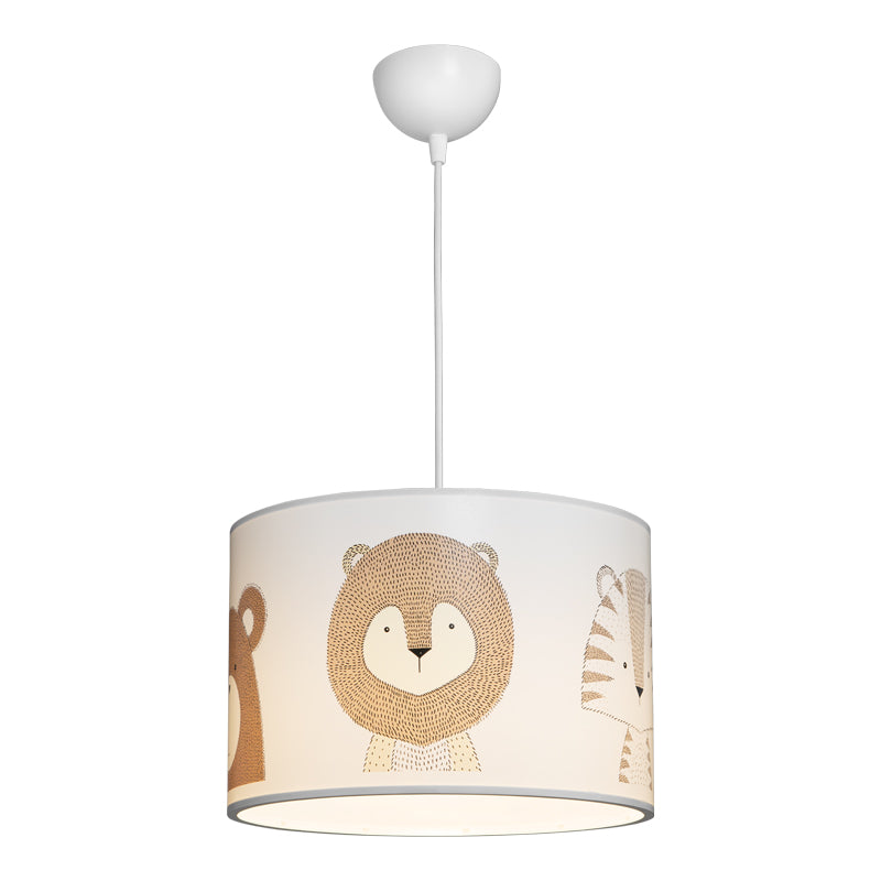 Lustra Safari, PVC, Multicolor, D30x20 cm, detaliu produs