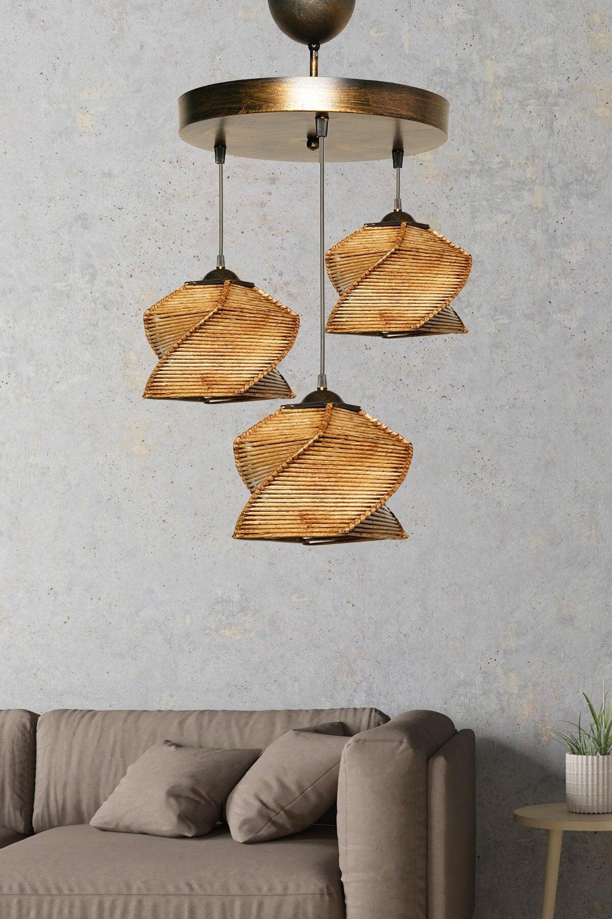 Lustra Sement Chandelier, Bej