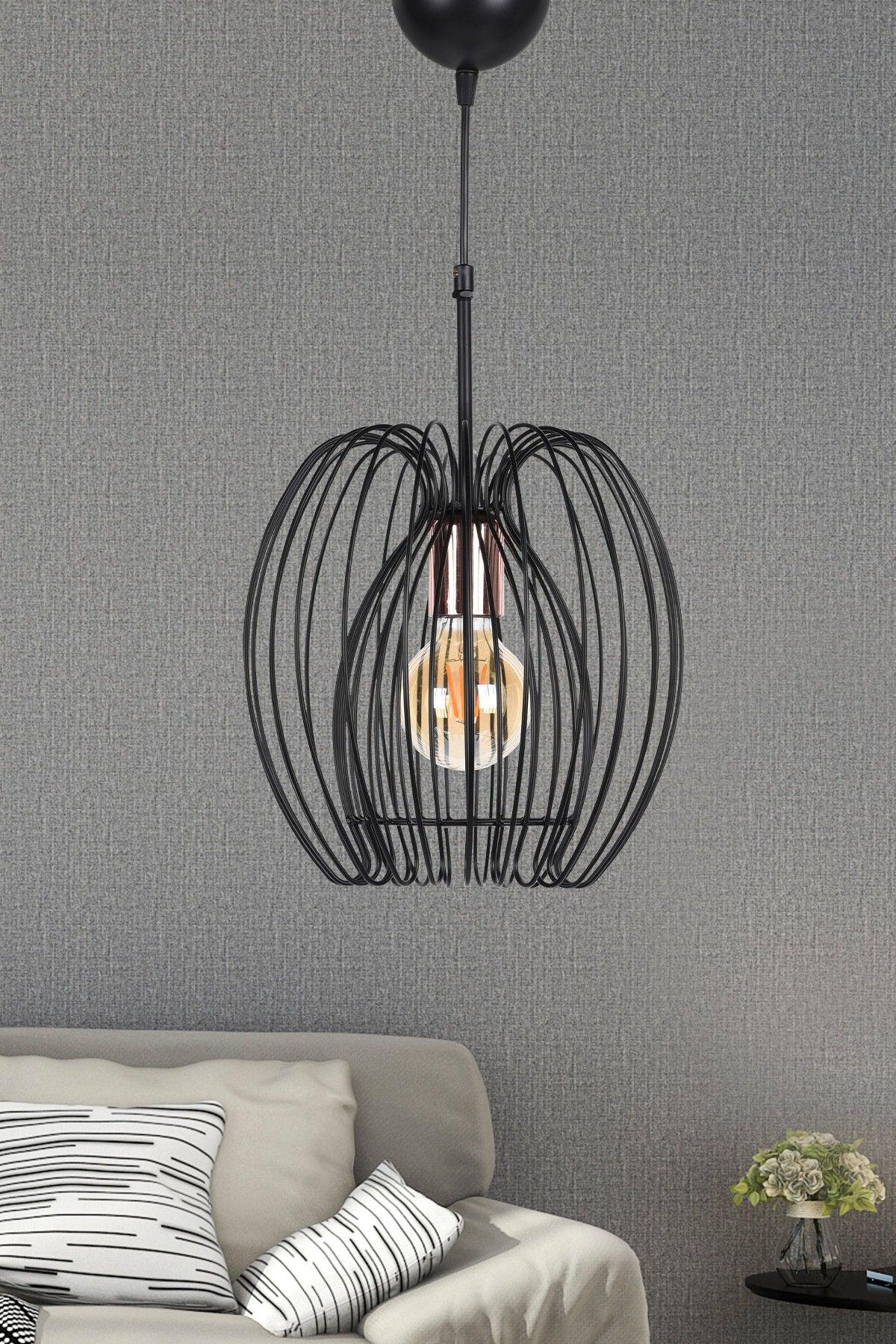 Lustra SH156 Chandelier, Negru