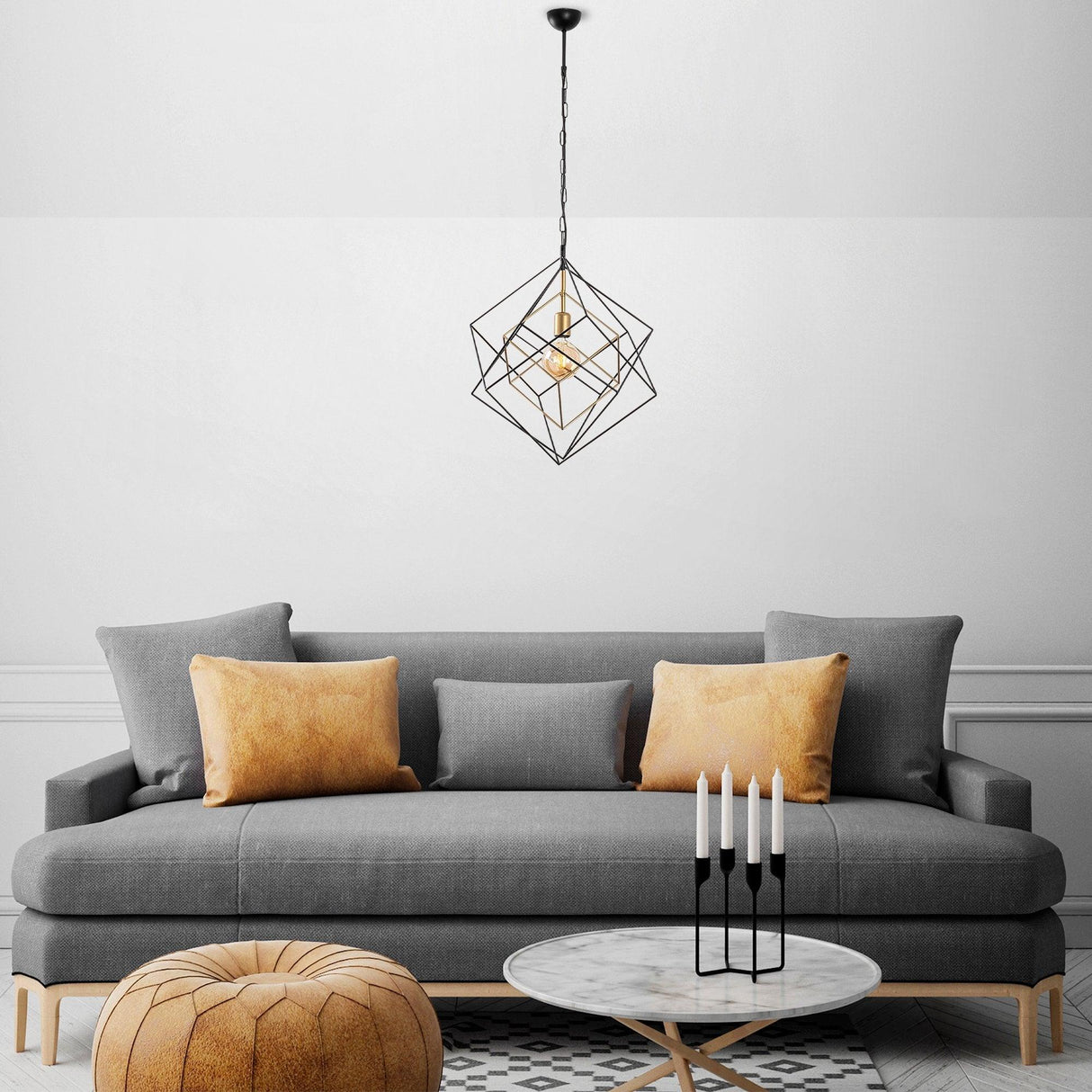 Lustra Till Chandelier, Negru