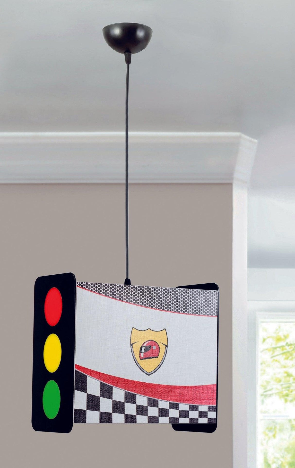 Lustra Traffic Chandelier, Multicolor