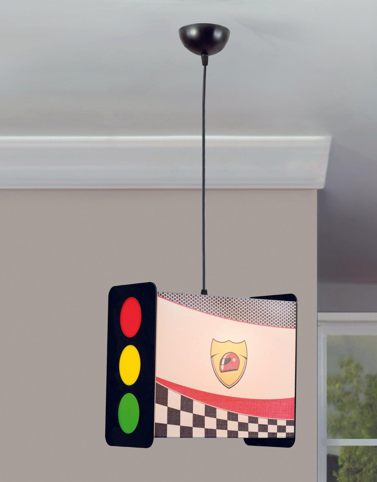 Lustra Traffic Chandelier, Multicolor