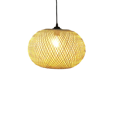 Lustra Universe bambus, Natural, 38x38x31 cm, imagine suplimentara