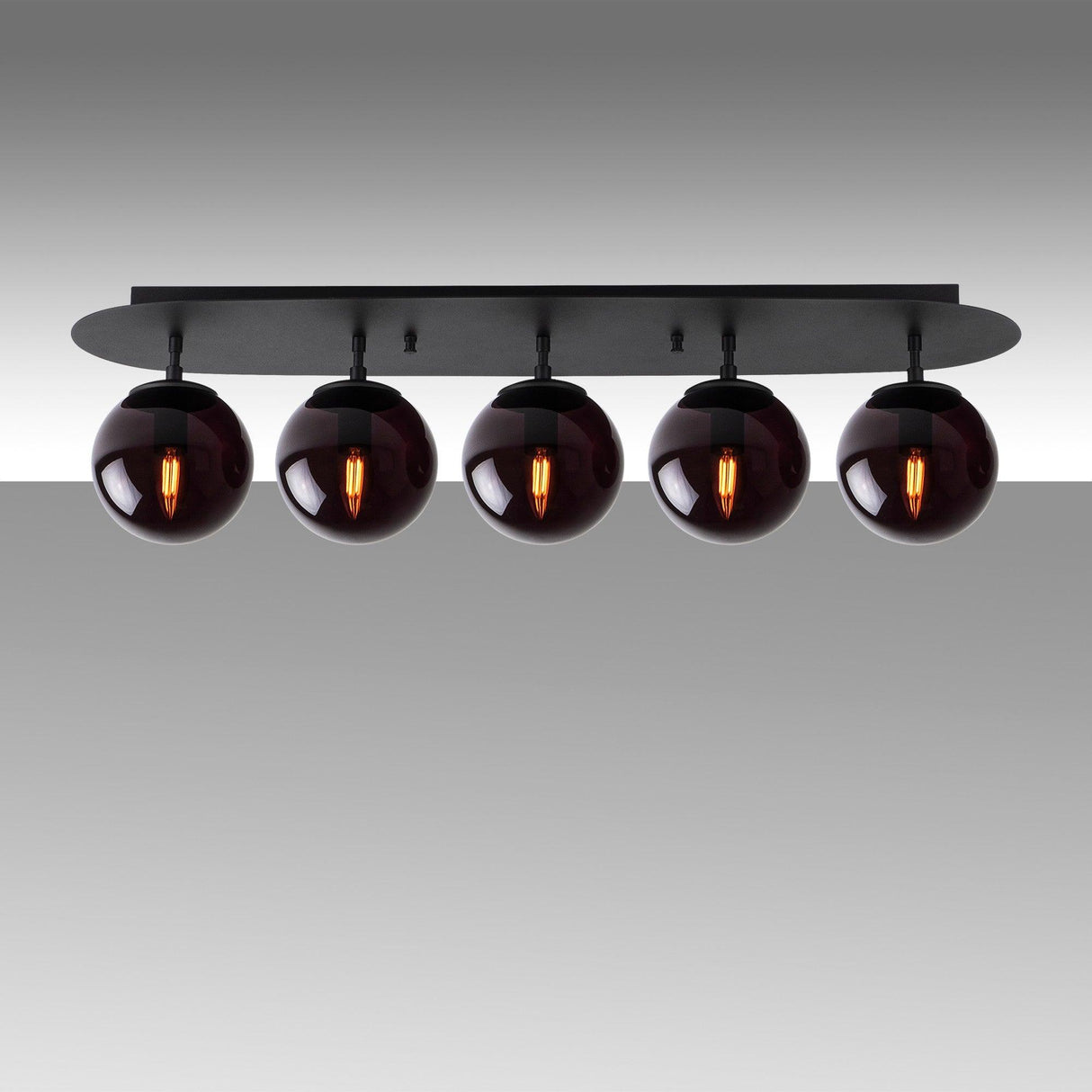Lustra Welles Chandelier, Negru