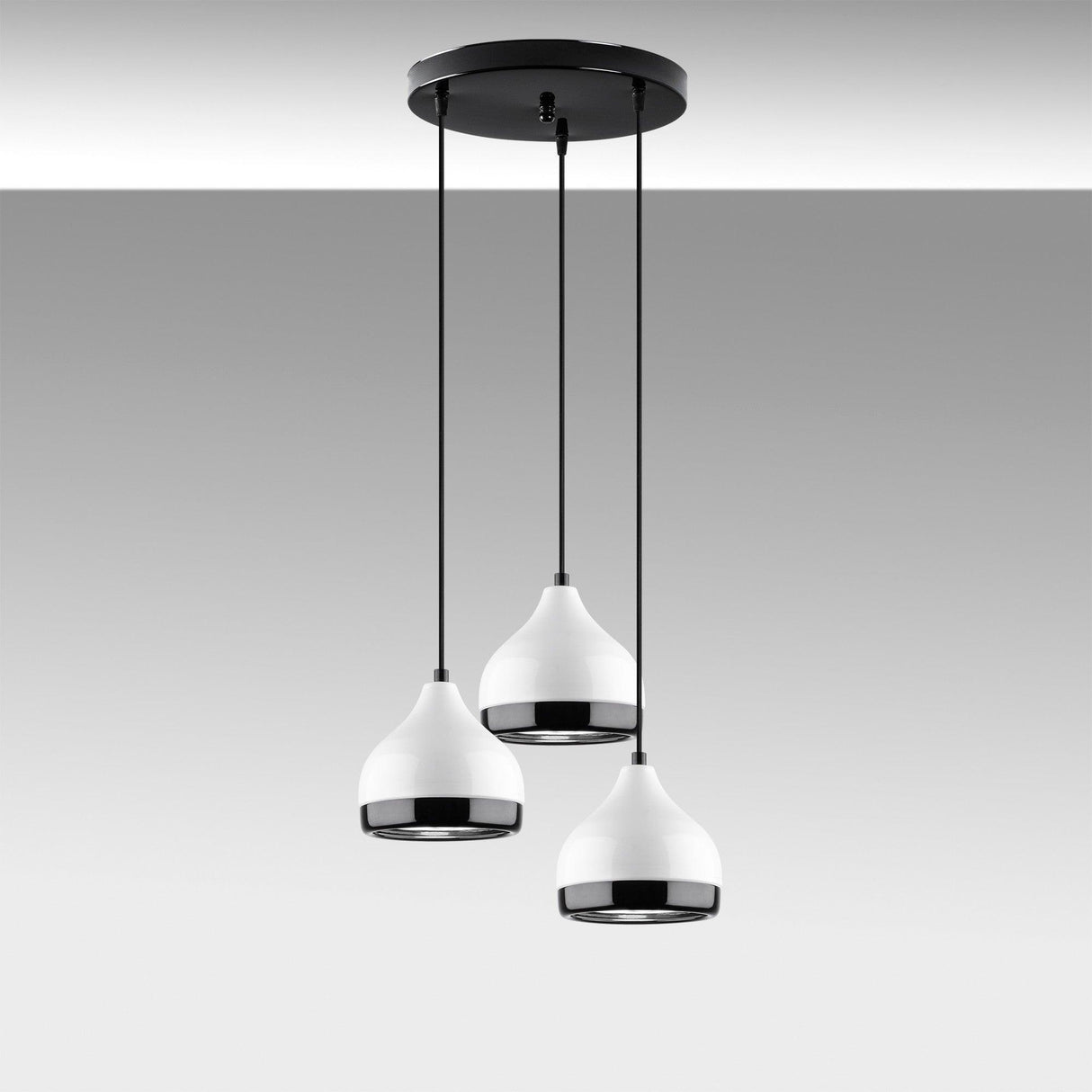 Lustra Yıldo 2 Chandelier, Alb