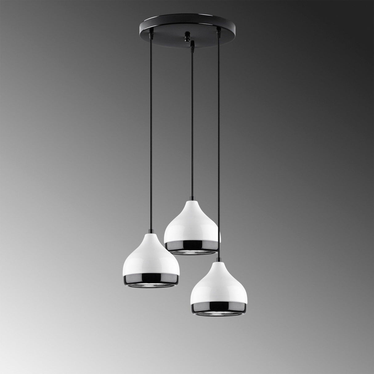 Lustra Yıldo 2 Chandelier, Alb