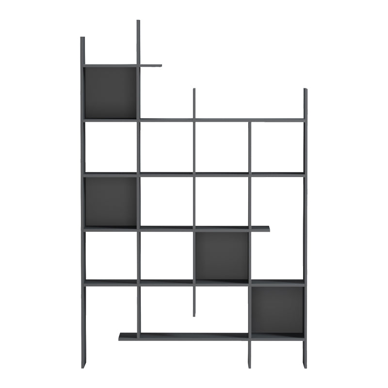 Manco Bibliotecă, antracit, 122x26x188 cm - Antracit